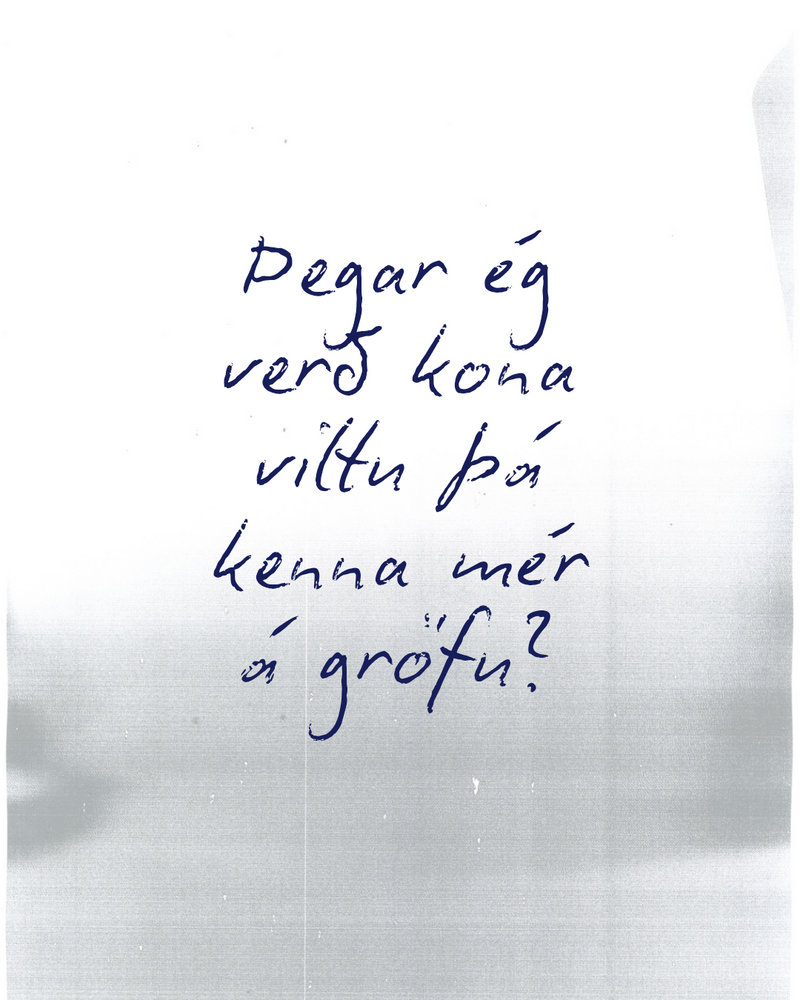 Þegar ég verð kona viltu þá kenna mér á gröfu?